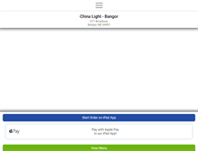 Tablet Screenshot of chinalightbangor.com